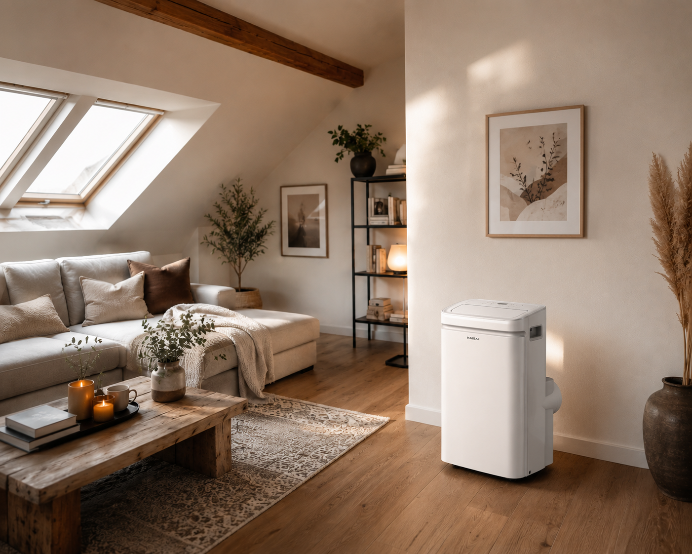Mobile Klimaanlage 12.000 BTU mit Heizfunktion – KAISAI KKPM-12PRA1